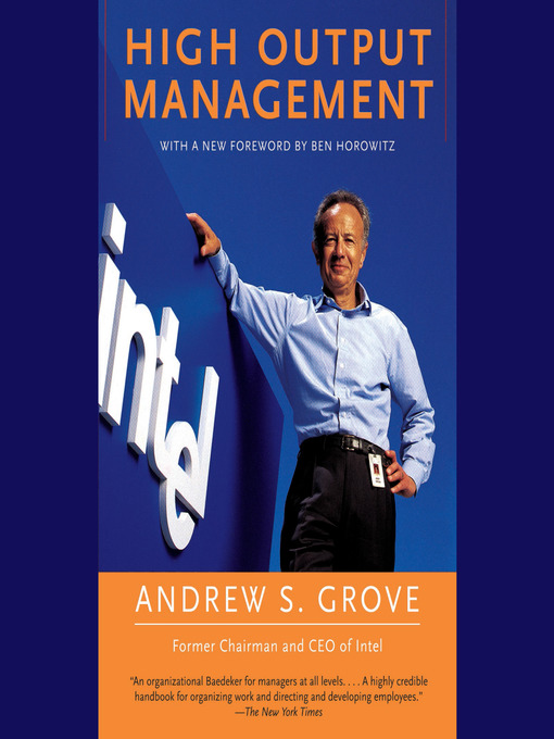 Cover of High Output Management